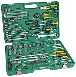 AUTO Набор инструмента для УАЗ 76 предметов (AA-C1412P76)