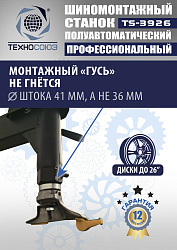 TS-3926 Станок шиномонтажный полуавтомат